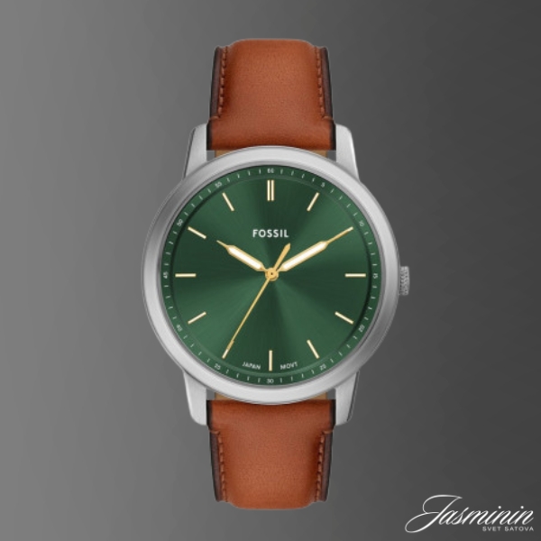 Fossil Minimalist FS6094 muški sat sa zelenim brojčanikom